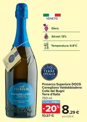 Terre d'Italia - Prosecco Superiore DOCG Conegliano Valdobbiadene Colle D'eburyoli