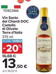 Terre d'Italia - Vin Santo Del Chianti DOC Castello Di Oliveto
