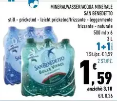 San Benedetto - Mineralwasser/acqua Minerale