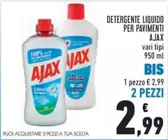 Ajax - Detergente Liquido Per Pavimenti