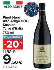 Kossler - Pinot Nero Alto Adige DOC Terre D'Italia