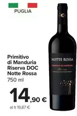 Notte rosa - Primitivo Di Manduria Riserva DOC