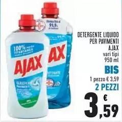 Ajax - Detergente Liquido Per Pavimenti