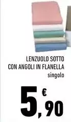 Lenzuolo Sotto Con Angoli In Flanella