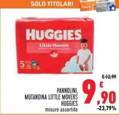 Huggies - Pannolini, Mutandina Little Movers