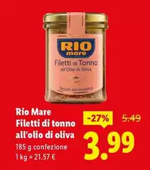 Rio Mare - Filetti Di Tonno All'Olio Di Oliva