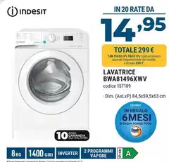 Indesit - Lavatrice BWA81496XWV