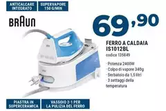 Braun - CareStyle 1 Ferro Da Stiro Con Caldaia IS1012BL