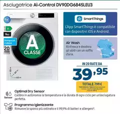 Samsung - Asciugatrice AI-Control DV90DG6845LEU3 