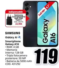 Samsung - Galaxy Ai 4 Smartphone Galaxy A16