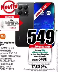 Xiaomi - ISY Caricabatterie Type+USB 20 W