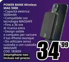 M&c - Power Bank Wireless Mag 5000