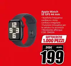 Apple - Watch SE GPS 44 mm