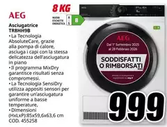 Aeg - Asciugatrice TRBH4H9B