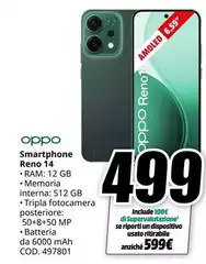 Oppo - Smartphone Reno 14