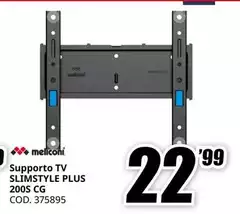 Meliconi - Supporto Tv Slimstyle Plus 200s Cg