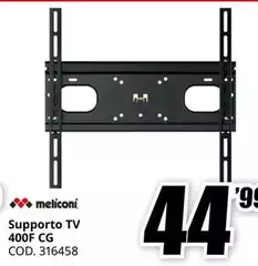 Meliconi - Supporto Tv 400f Cg