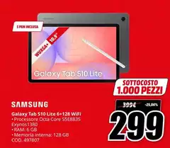 Samsung - Galaxy Tab S10 Lite 6+128 Wifi