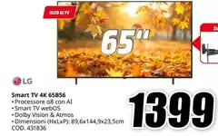 LG - Smart TV 4K 65B56