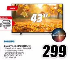 Philips - Smart TV 4K 43PUS8209/12