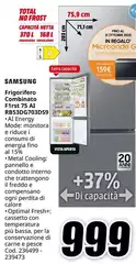 Samsung - Frigorifero Combinato Fb35d7030s9