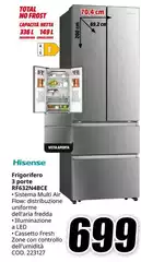 Hisense - Frigorifero 3 Porte Rf632mab Elite