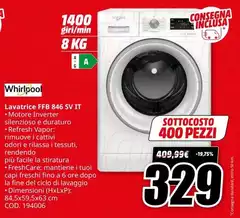Whirlpool - Lavatrice Ffb 846 Svit