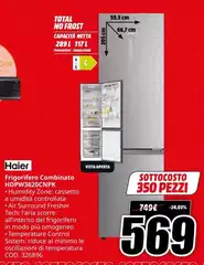Haier - Frigorifero Combinato HDPW362C0FPK