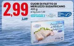 Ondina - Cuori Di Filetto Di Merluzzo Sudafricano