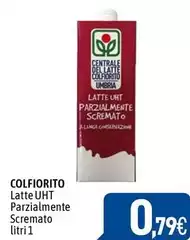 Colfiorito - Latte UHT Parzialmente Scremato