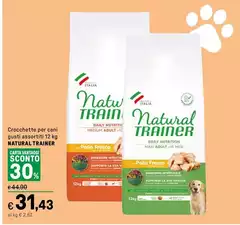 Natural Trainer - Crocchette Per Cani Gusti Assortiti Natural Trainer - Crocchette Per Cani Gusti Assortiti