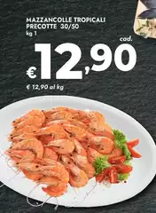 Mazzancolle Tropicali Precotte 30/50