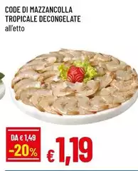 Code Di Mazzancolla Tropicale Decongelate