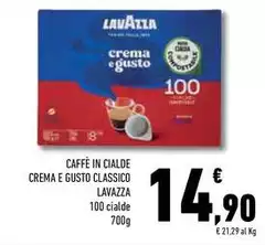 Lavazza - Caffè In Cialde Crema E Gusto Classico