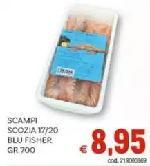 Blu - Scampi Scozia 17/20  Fisher