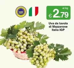 Uva Da Tavola Di Mazzarone Italia IGP