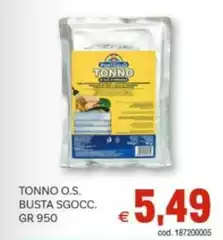 Tonno O.S. Busta Sgocc.