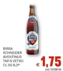 Birra Aventinus Tap 6 Vetro