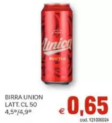Birra Union Latt