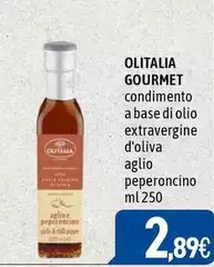 Olitalia - Condimento A Base Di Olio Extravergine D'oliva Aglio Peperoncino