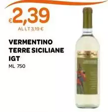 Terre siciliane - Vermentino Terre Siciliane IGT