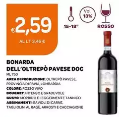 Area - Bonarda Dell'Oltrepo Pavese DOC