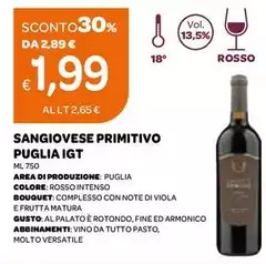 Area - Sangiovese Primitivo Puglia IGT