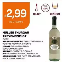 Trevenezie - Müller Thurgau  IGT