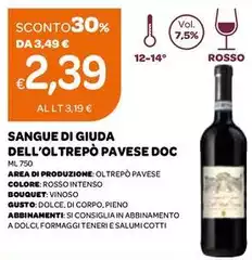 Sangue Di Giuda Dell'oltrepò Pavese DOC