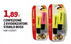 Stabilo - Confezione 2 Evidenziatori