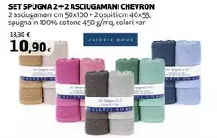 Caleffi - Set Spugna 2+2 Asciugamani