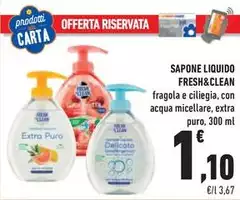 Fresh & Clean - Sapone Liquido