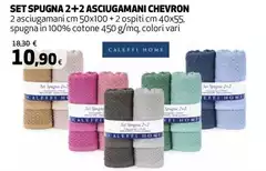 Caleffi - Set Spugna 2+2 Asciugamani