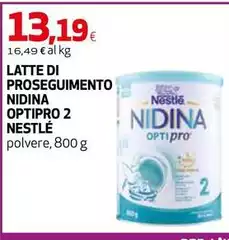 Nestlè - Latte Di Proseguimento Nidina Optipro 2